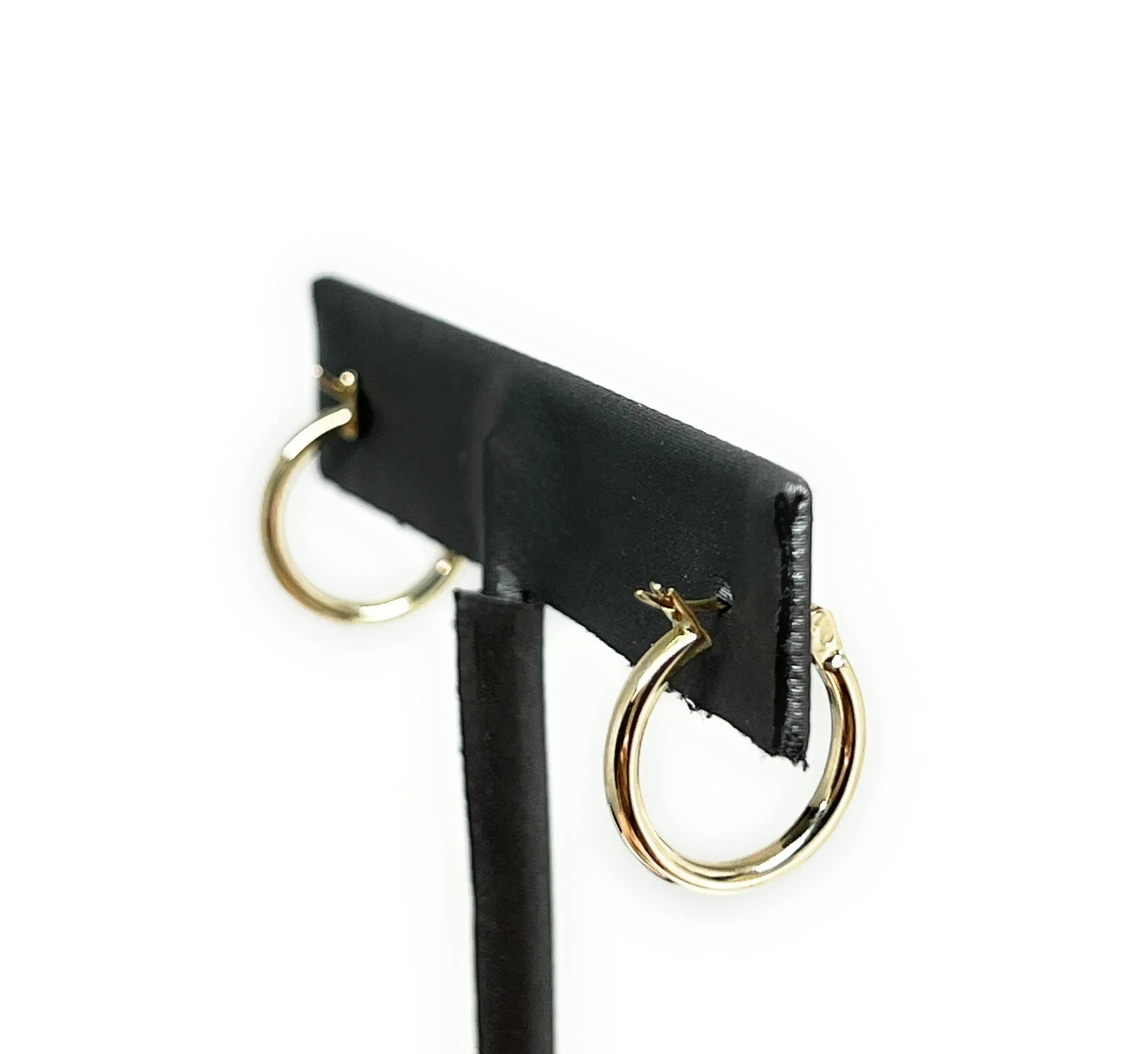 14k Solid Gold Mini Baby Hoop Earrings (FCE 29)