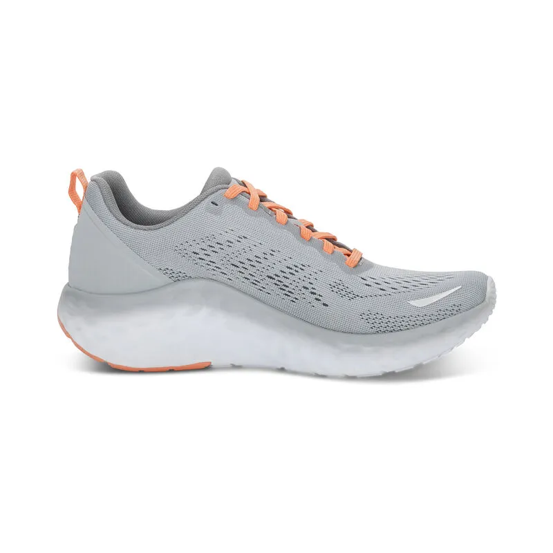 Aetrex Danika Lace Up Sneaker: Light Grey 