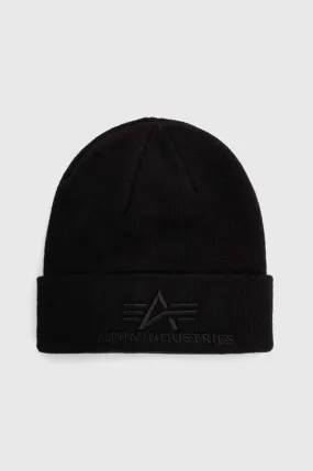 Alpha Industries beanie black color