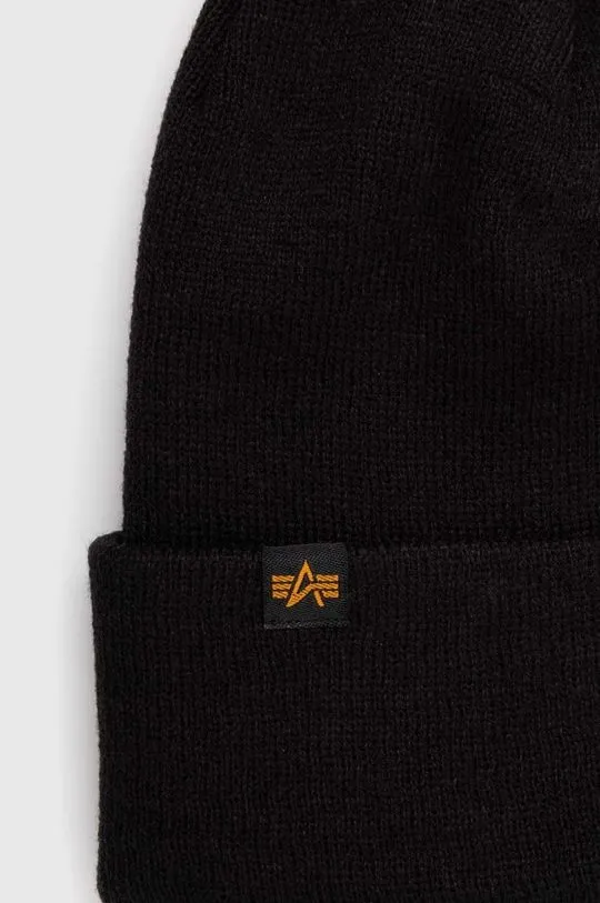 Alpha Industries beanie black color