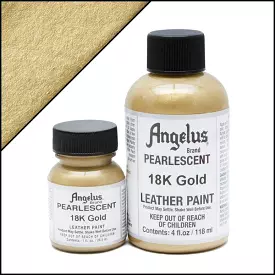 Angelus Pearlescent Leather Paint 18K Gold