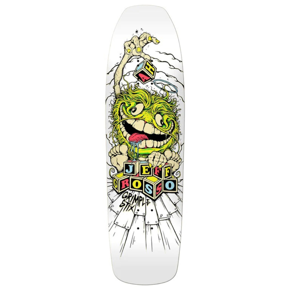 Anti Hero Grimple Stix Grosso Deck White 9.25