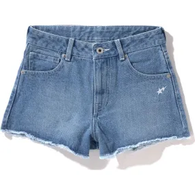 APE HEAD STITCHED DENIM SHORTS LADIES