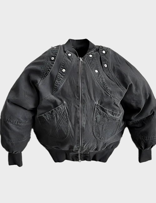 Armour Black Denim Jacket - William Jacket