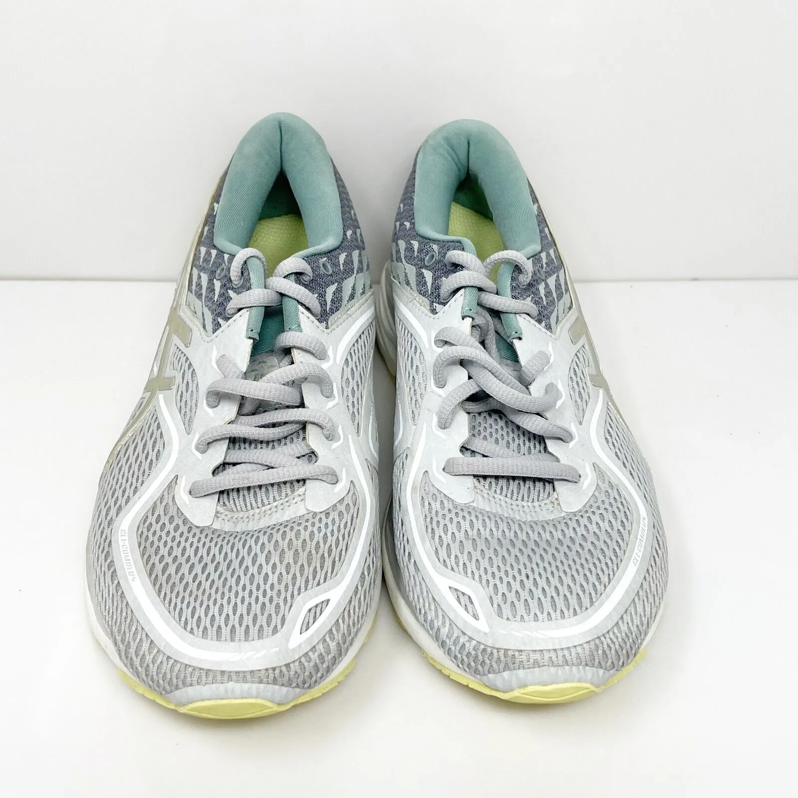 Asics Womens Gel Cumulus 19 T7B8N Gray Running Shoes Sneakers Size 7.5