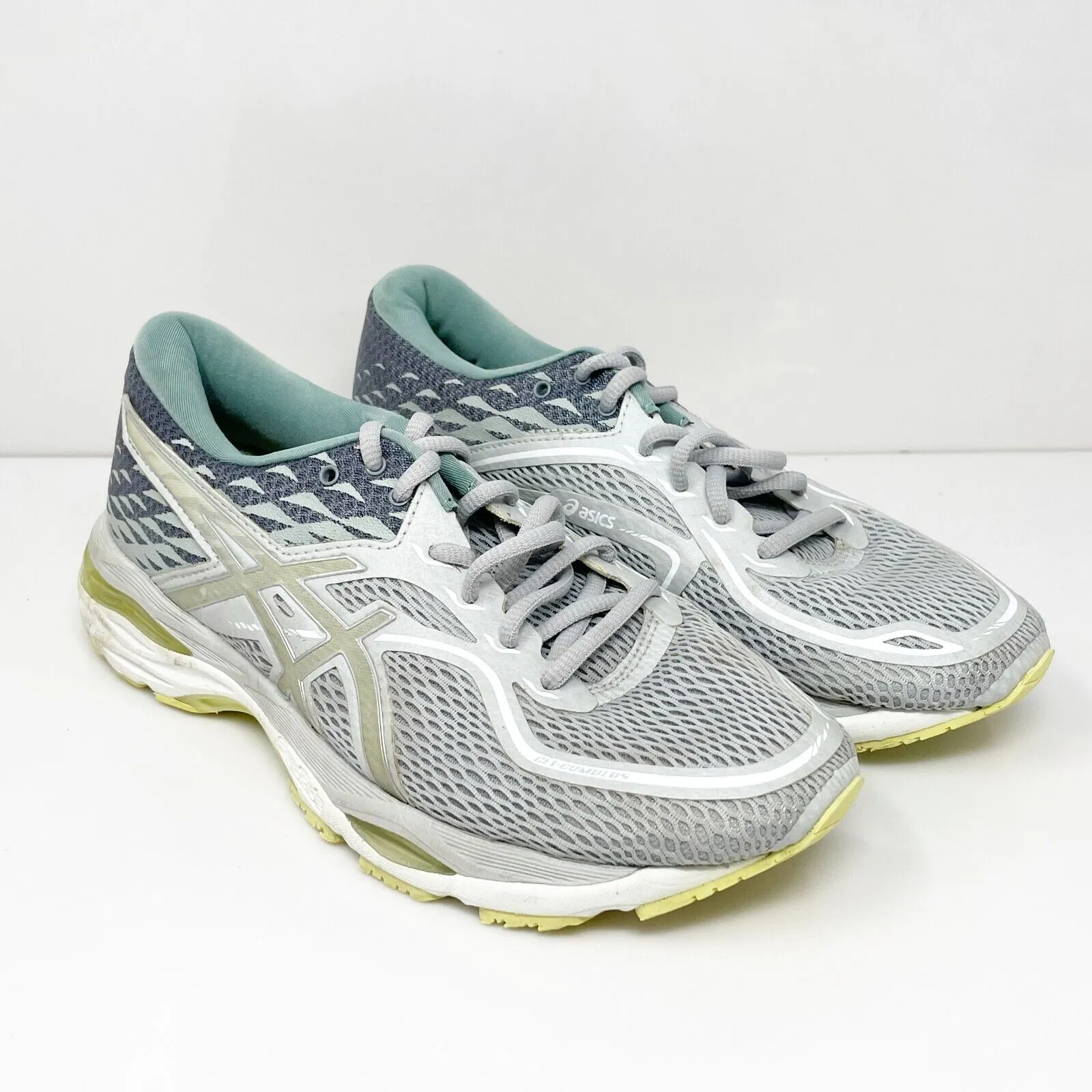 Asics Womens Gel Cumulus 19 T7B8N Gray Running Shoes Sneakers Size 7.5