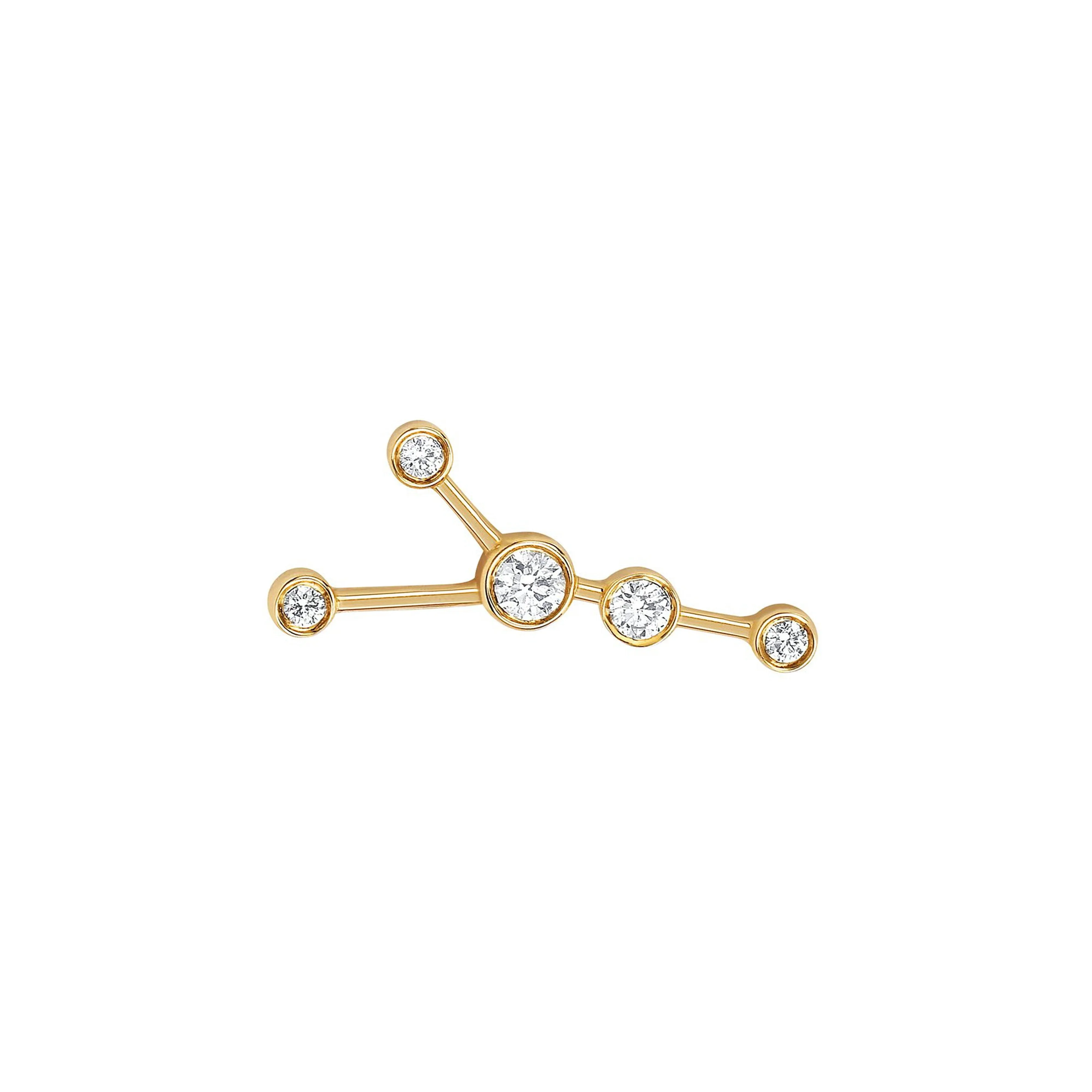 Baby Cancer Diamond Constellation Studs | Ready to Ship