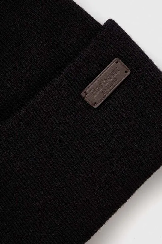 Barbour beanie black color