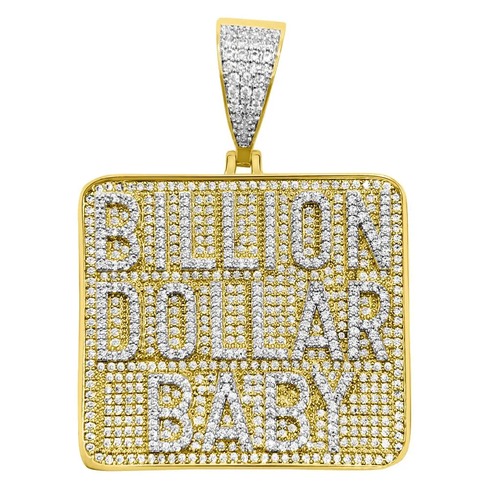 Billion Dollar Baby VVS CZ Hip Hop Iced Out Pendant