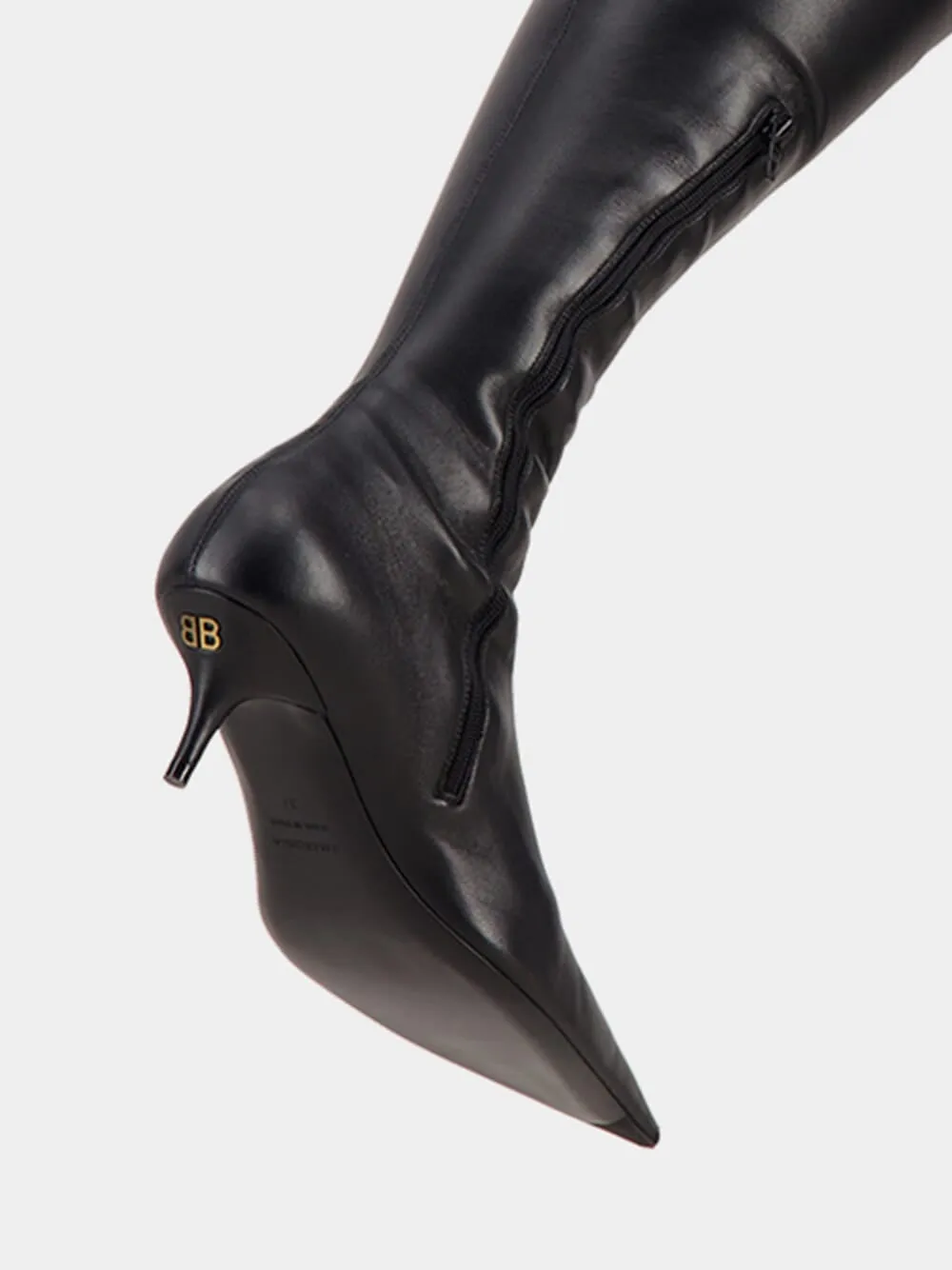 Black Avenue Nappa Boots