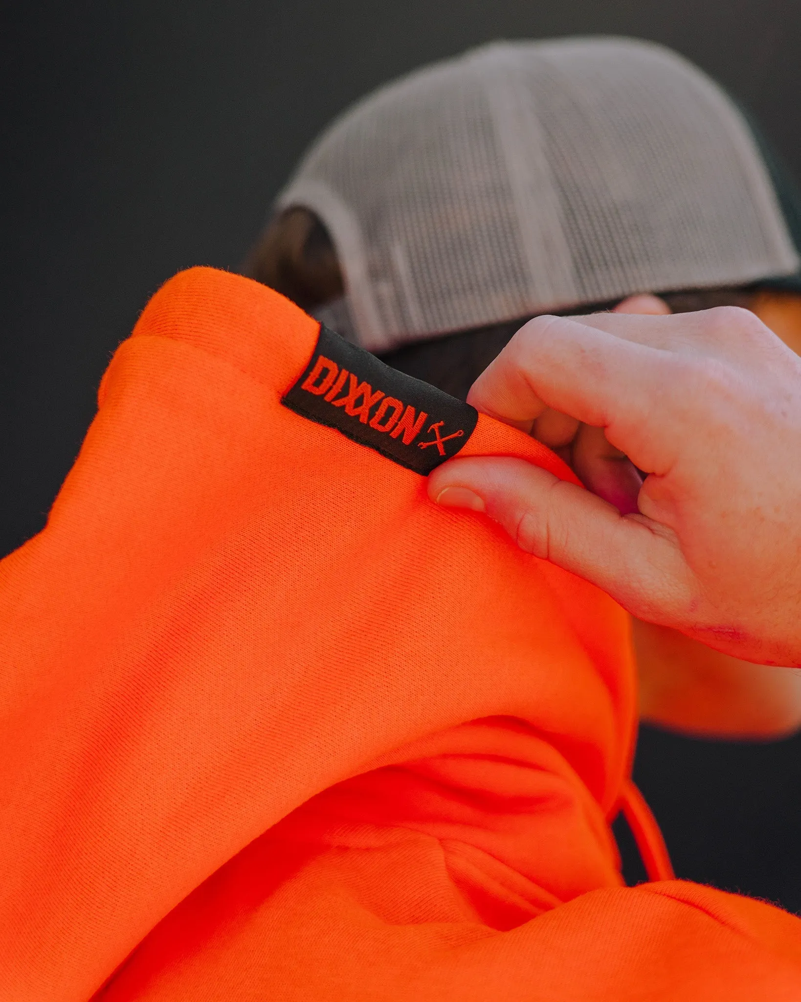 Black Box Crest Pullover Hoodie - Safety Orange