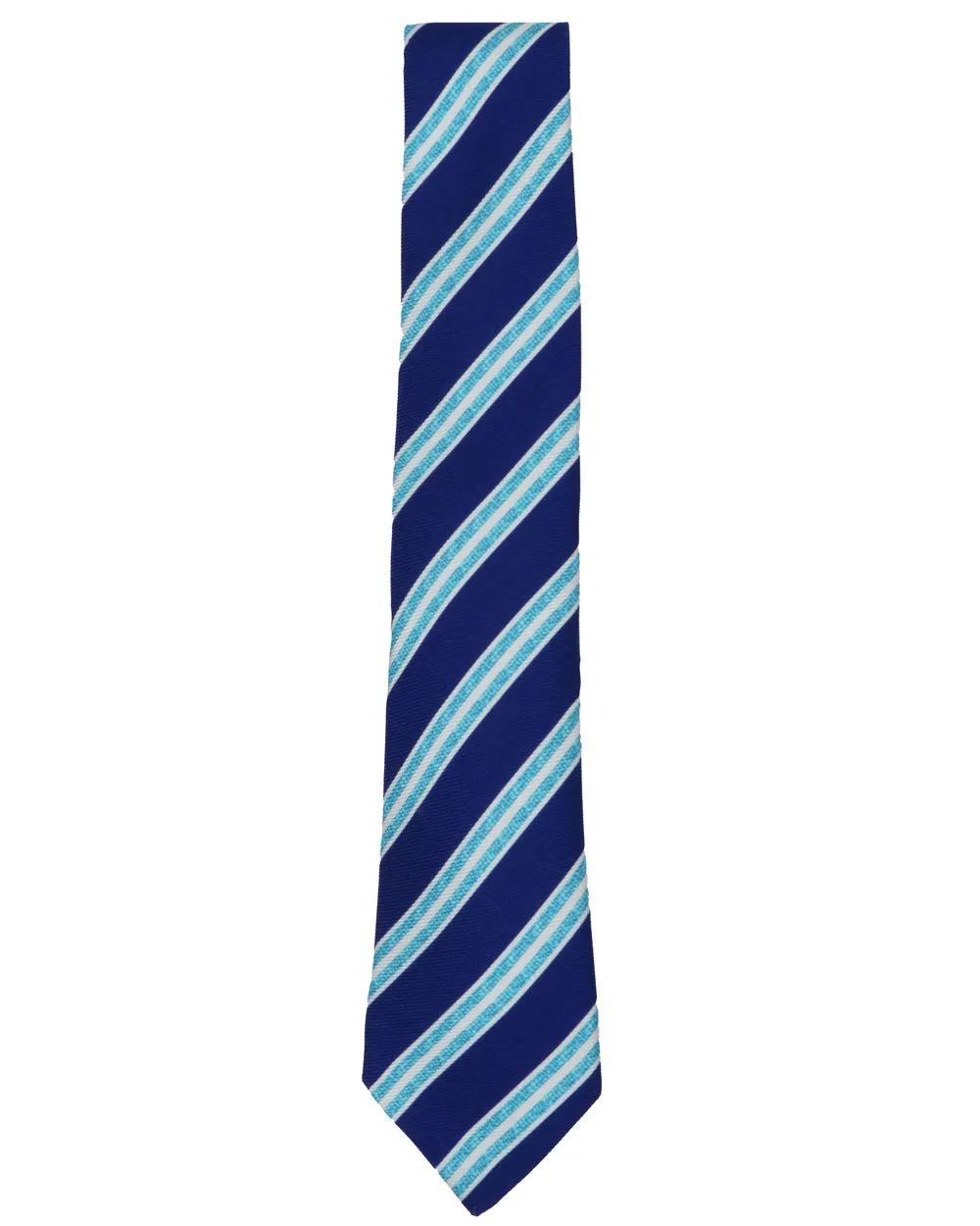 Blue Striped Silk Tie