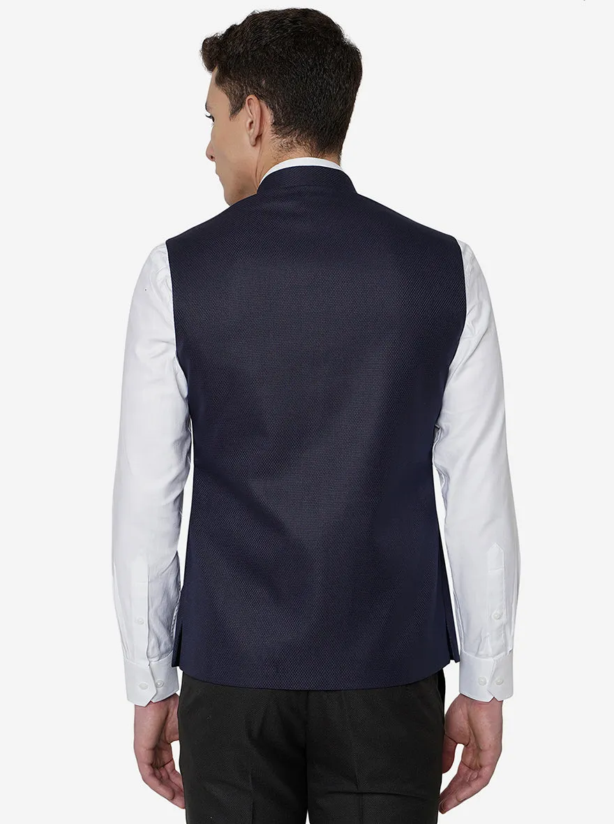 Blue Waist Coat | Greenfibre