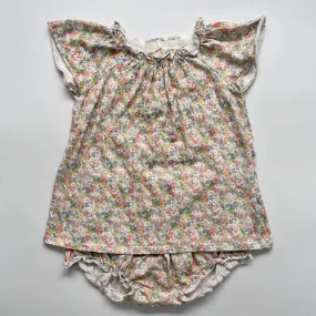 Bonpoint Apricot Toned Jersey Liberty Print Set: 3 Years