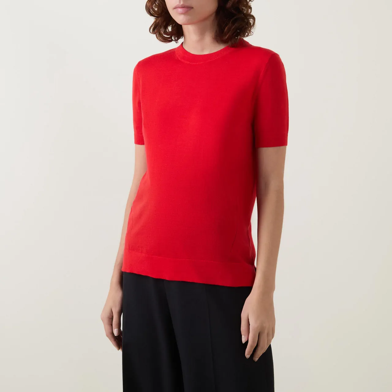 BOSS Falyssiasi Fine-Knit Sweater - Red