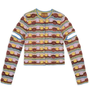 Brain Dead Women's Multicoloured Bubble Knit Cardigan