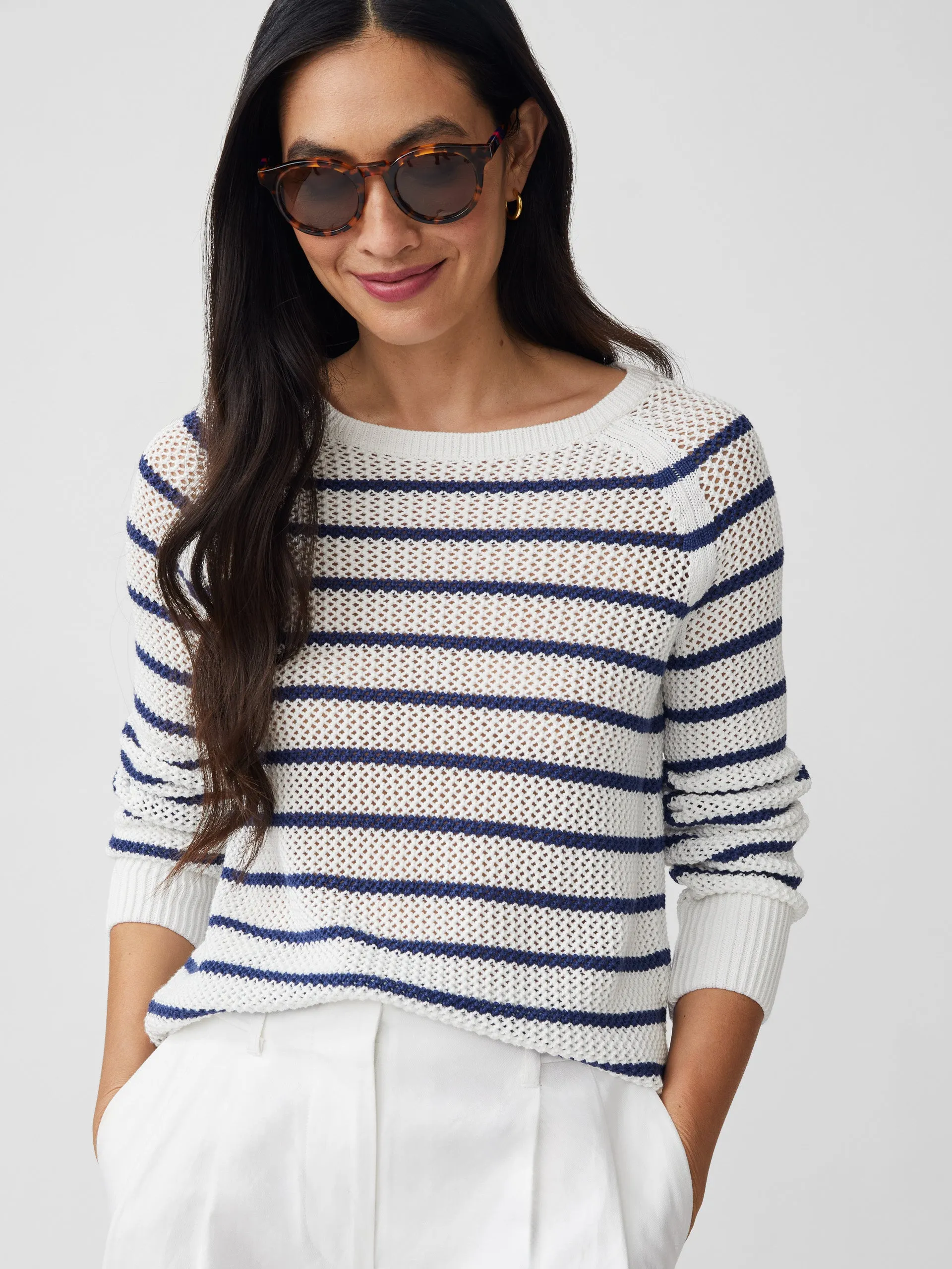 Cape Sweater in Stripe