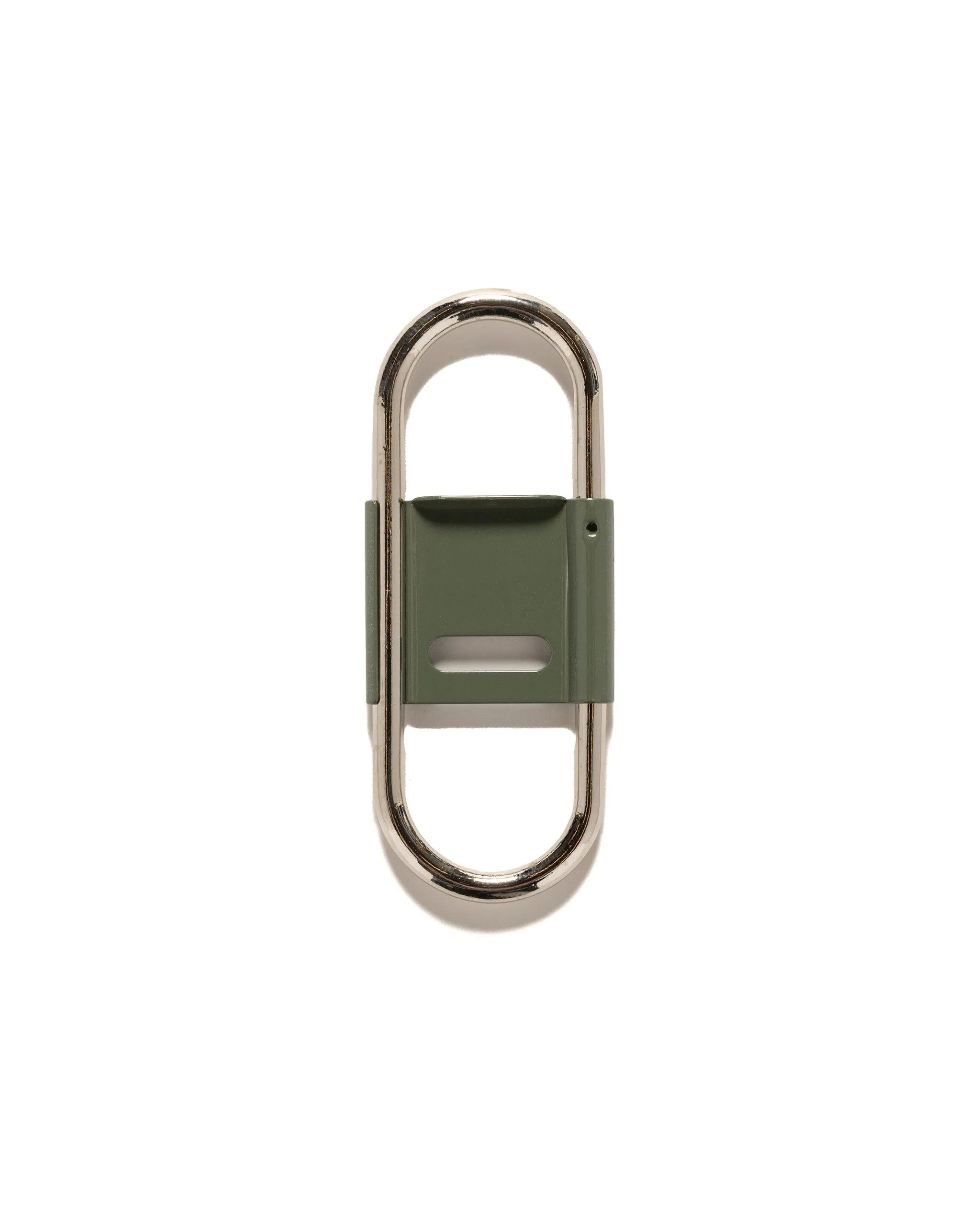 Carabiner Keyring Khaki