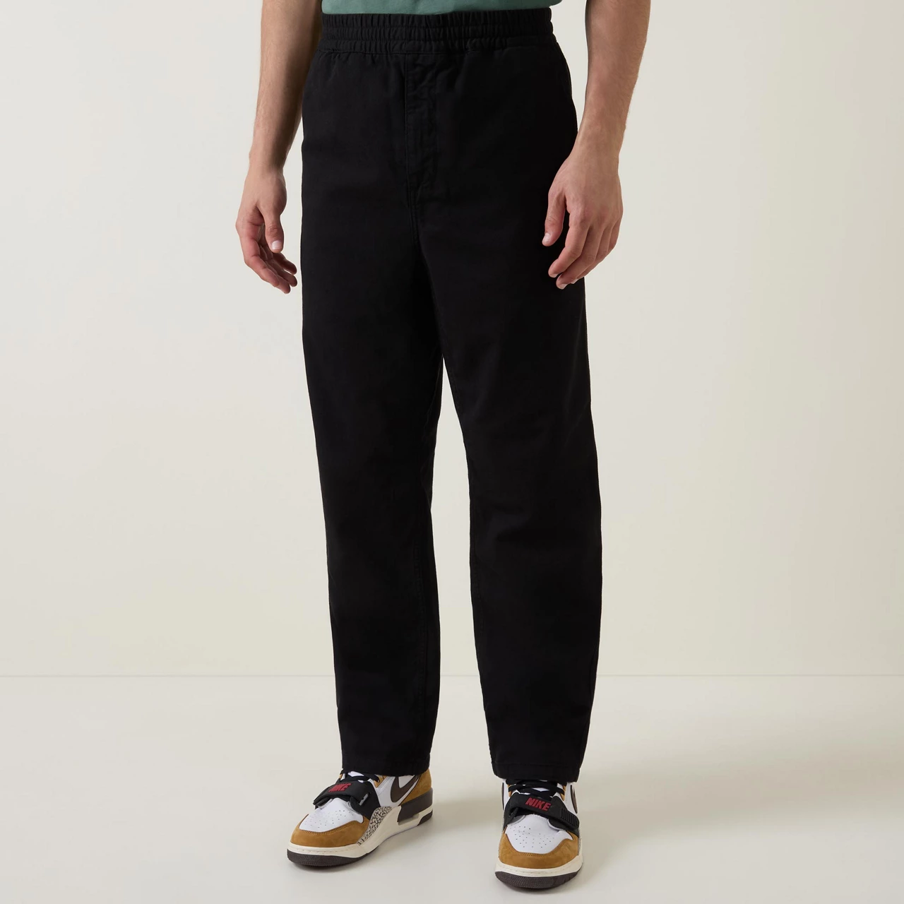 CARHARTT WIP Flint Casual Trousers - Black