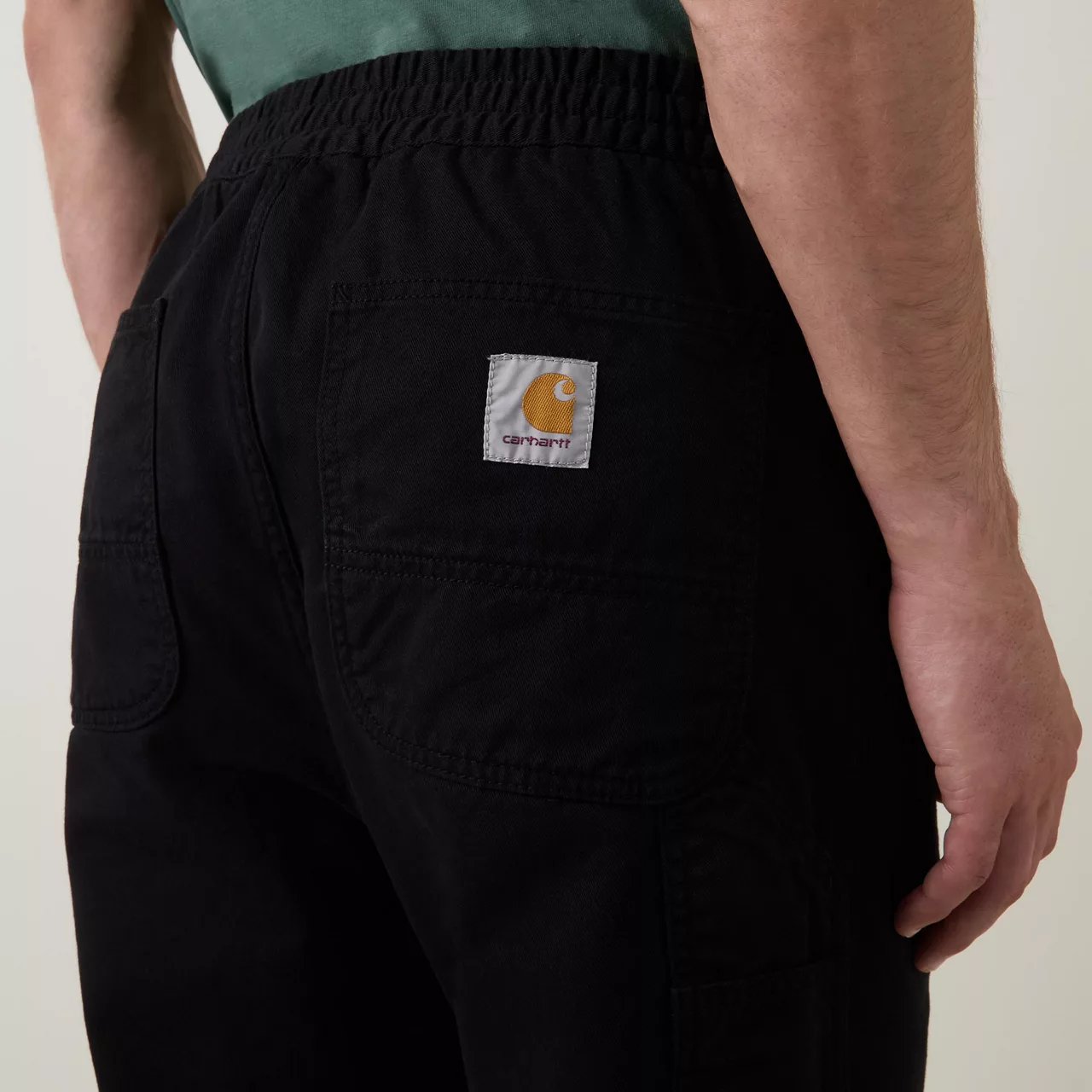 CARHARTT WIP Flint Casual Trousers - Black