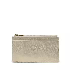 Carteira Herschel Oscar II Vegan Leather RFID Gold Metallic