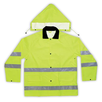 CLC R111 3 PIECE HI-VIZ ANSI CLASS 3 POLYESTER RAIN SUIT