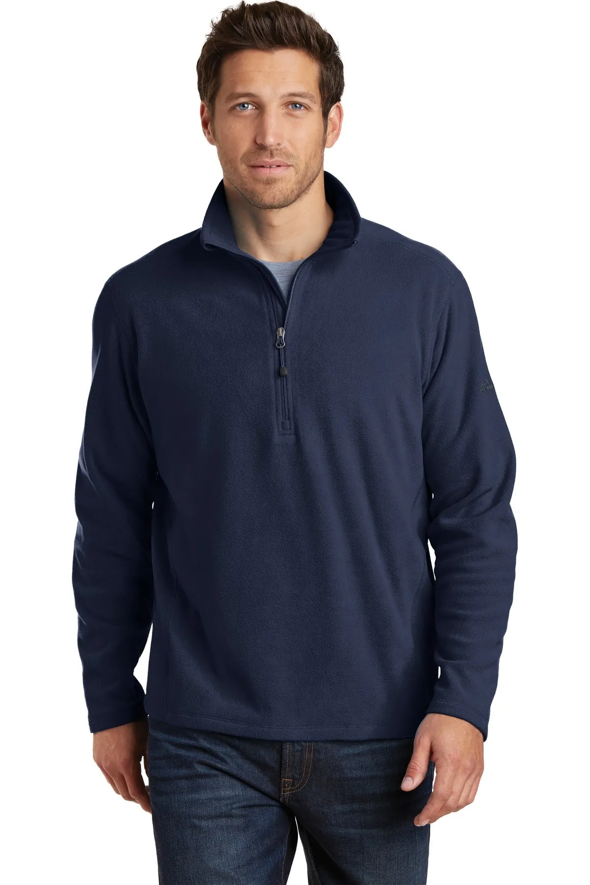 Custom Embroidered - Eddie Bauer1/2-Zip Microfleece Jacket. EB226