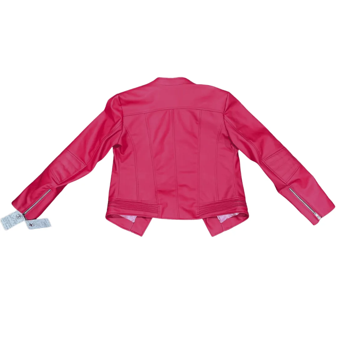 Cynthia Red Womens Vegan Jacket