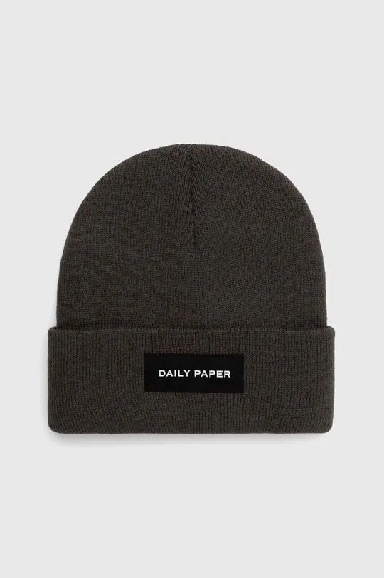 Daily Paper beanie Hesbean gray color 2323041