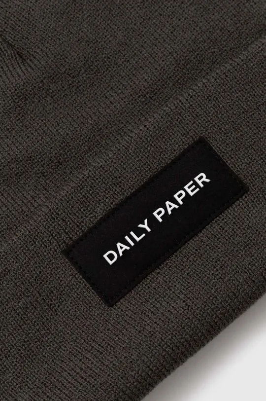 Daily Paper beanie Hesbean gray color 2323041