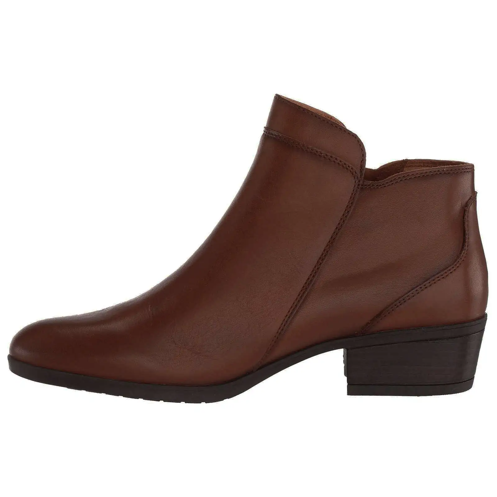 Daroca Calfskin Leather Women's Zip up Ankle Boots