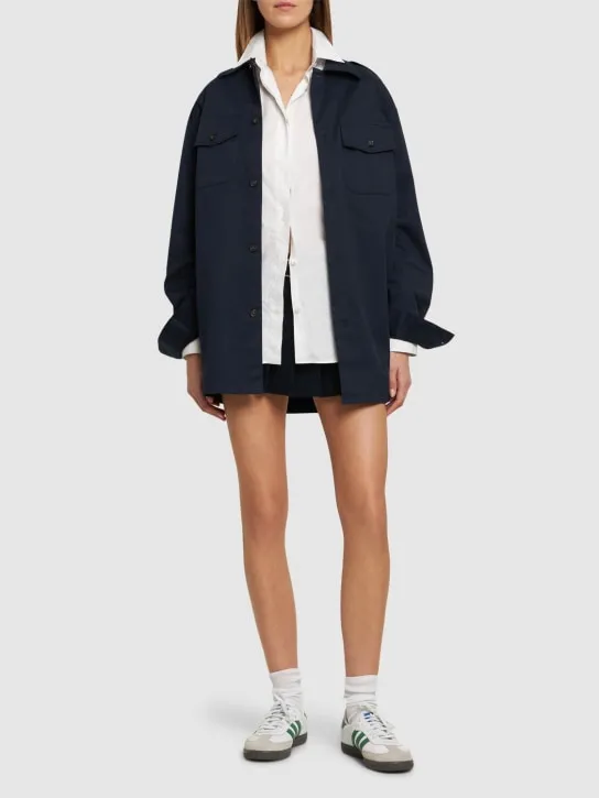 Designers Remix   Dylan organic cotton blend long jacket 