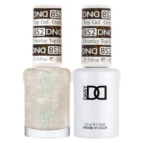 DND Duo Matching Color - OVERLAY GLITTER TOP GELS Collection - 852