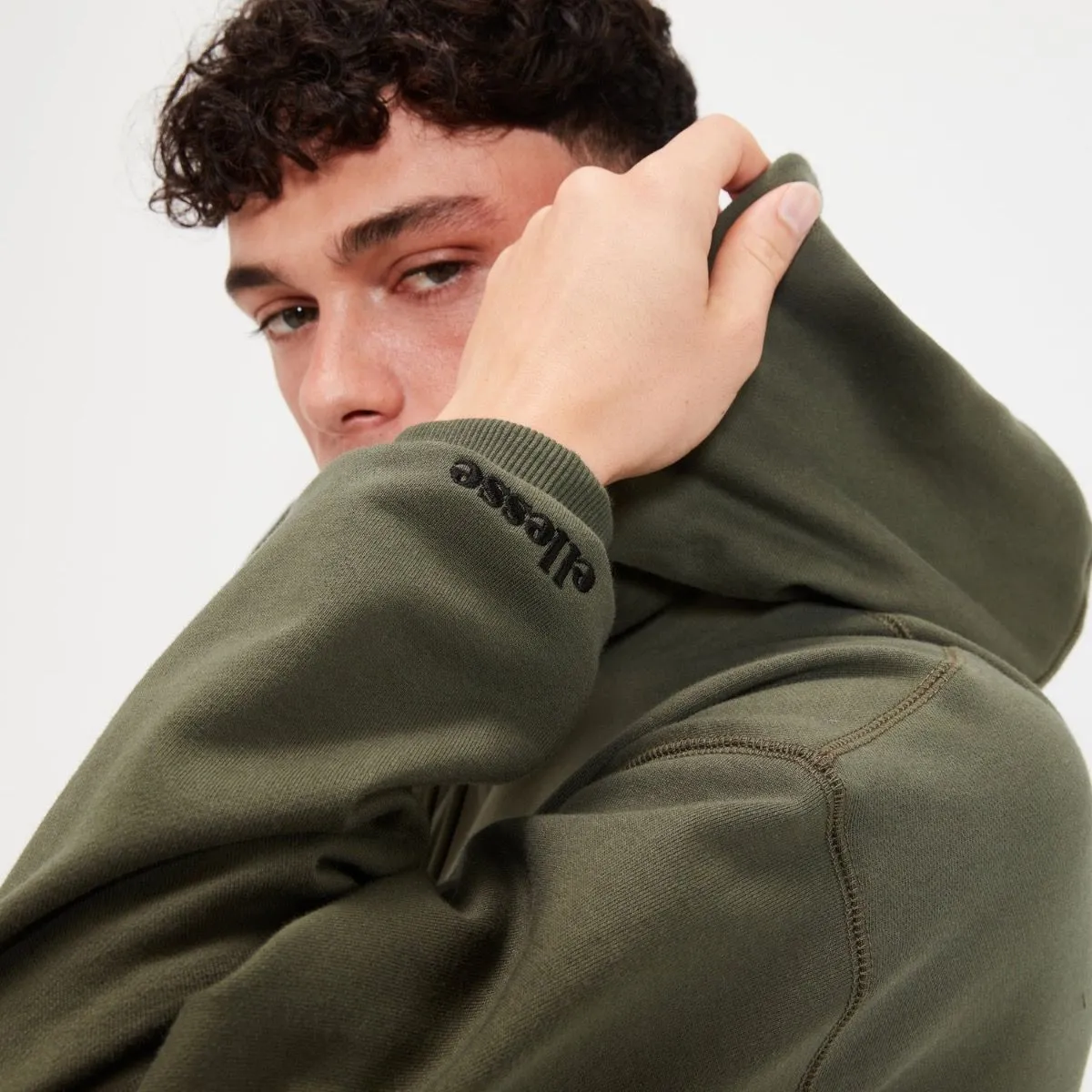 Ellesse Caldine Overhead Hooded Sweatshirts Khaki