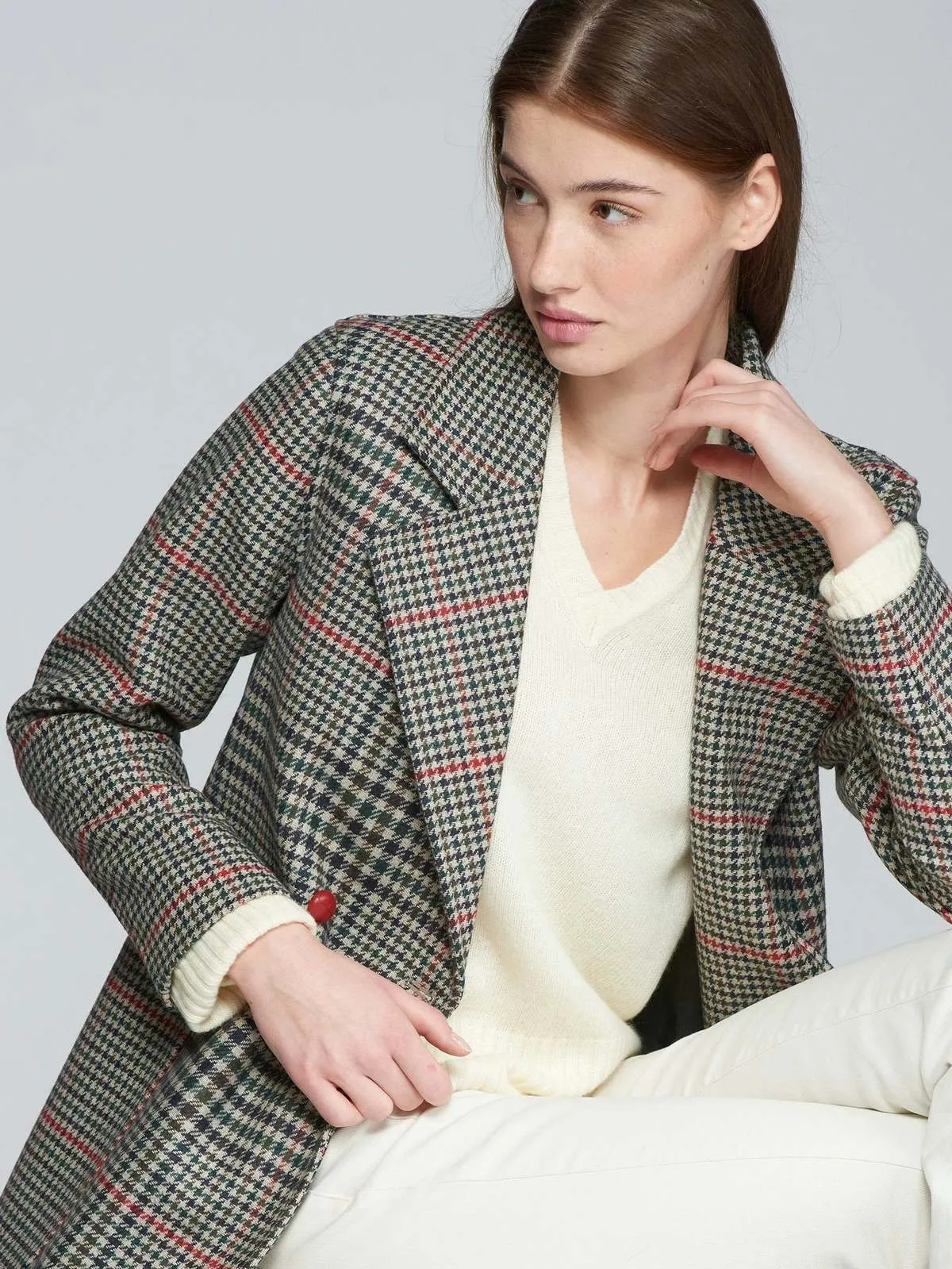 Eloise Plaid Coat - Multi