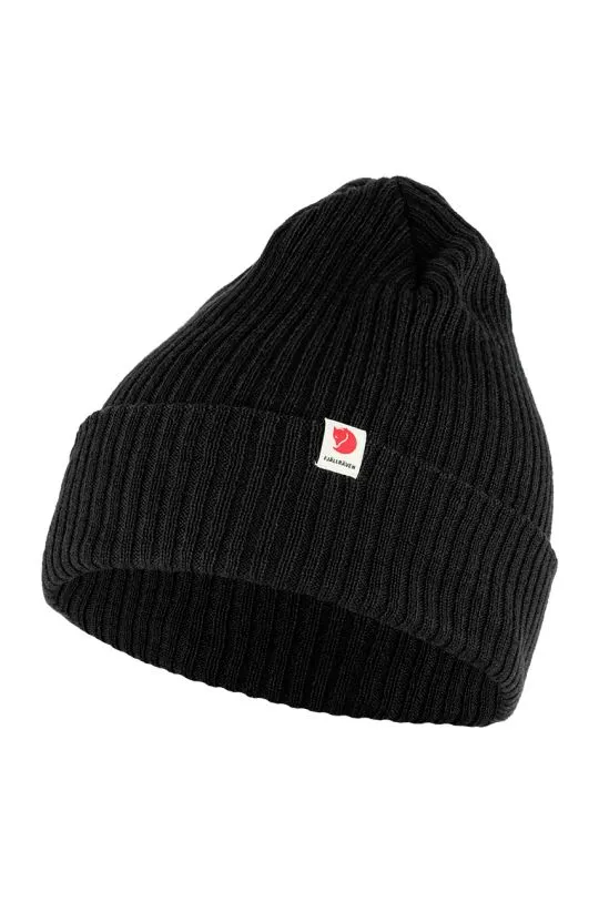 Fjallraven beanie Rib Hat black color F13100184.550