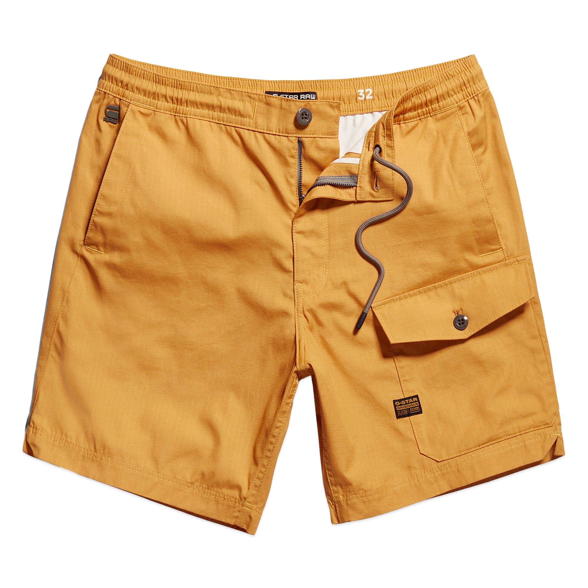 G-Star Sport Trainer Ripstop Shorts - Dull Yellow