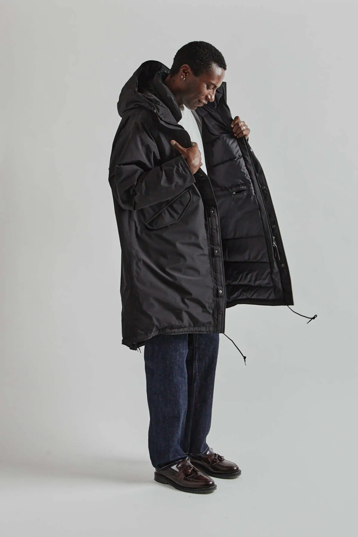 GORE-TEX Long Down Coat - Black