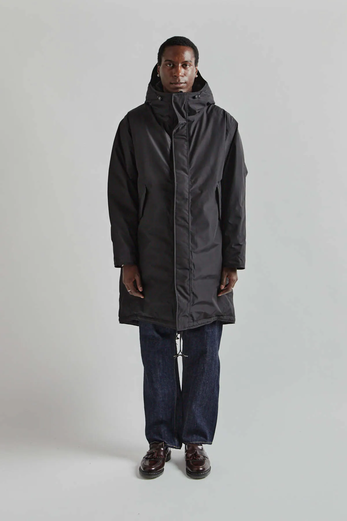 GORE-TEX Long Down Coat - Black