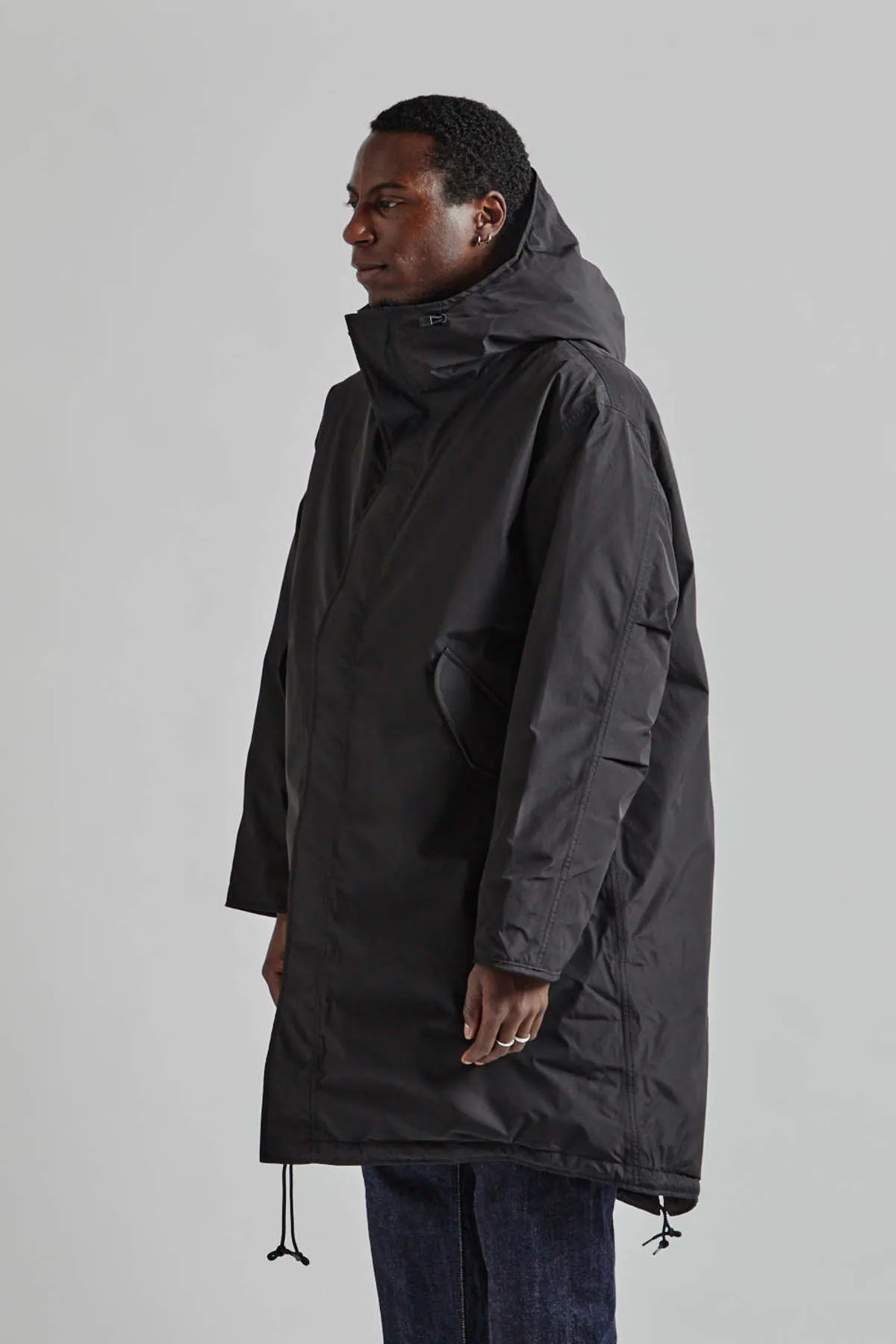 GORE-TEX Long Down Coat - Black