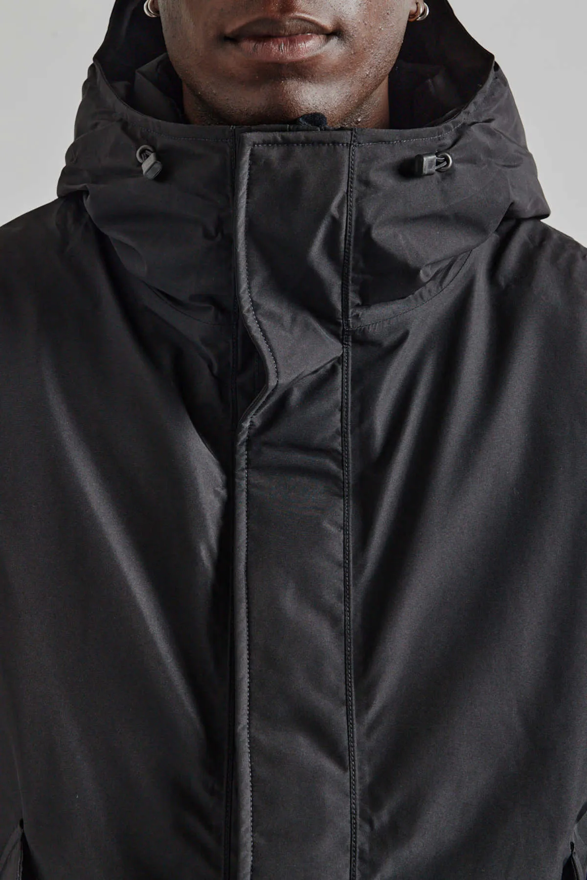 GORE-TEX Long Down Coat - Black