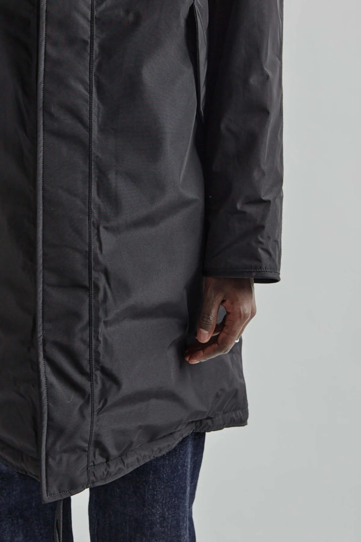 GORE-TEX Long Down Coat - Black