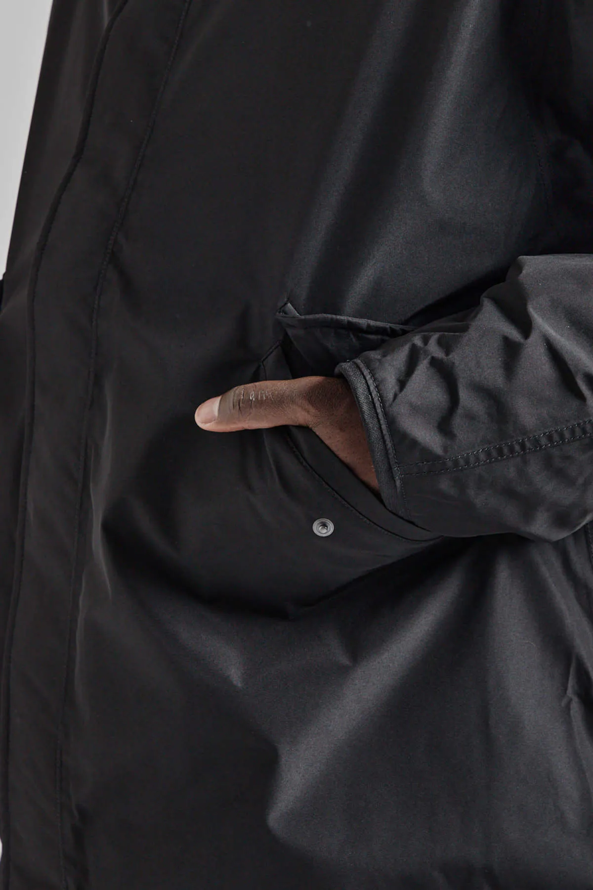 GORE-TEX Long Down Coat - Black