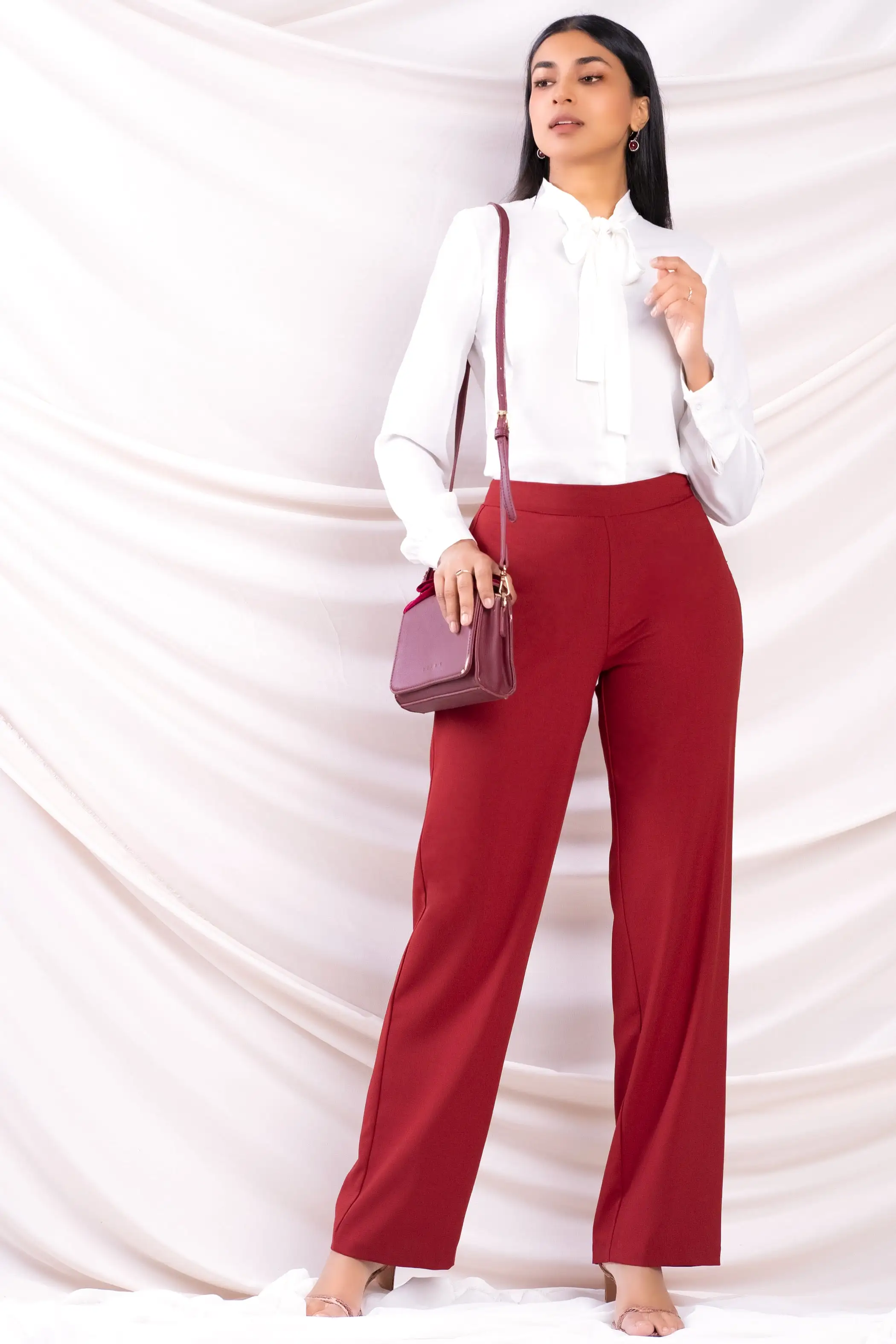 High Waist Wide Leg Pant