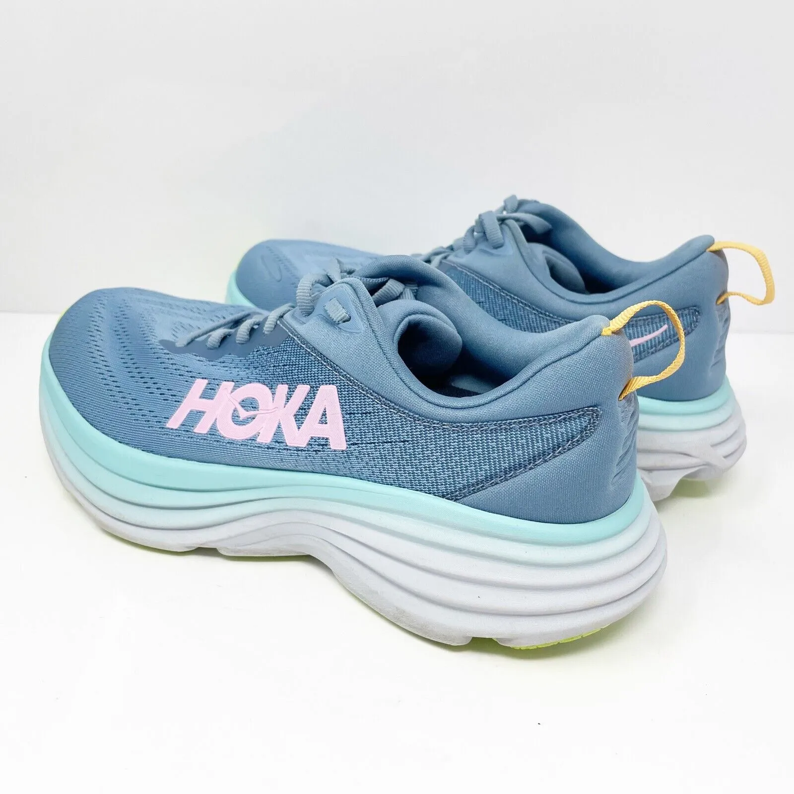 Hoka One One Womens Bondi 8 1127954 SSK Blue Running Shoes Sneakers Size 8 D