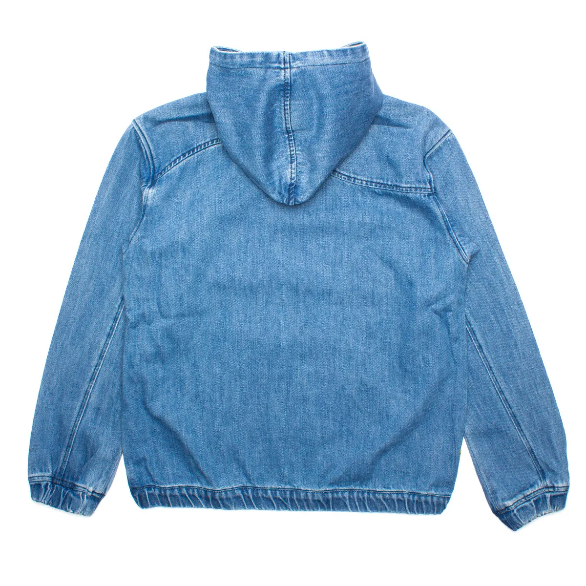 Hooded Denim Bomber