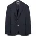 HUGO BOSS H-Hutson Slim Fit Herringbone Blazer Dark Blue