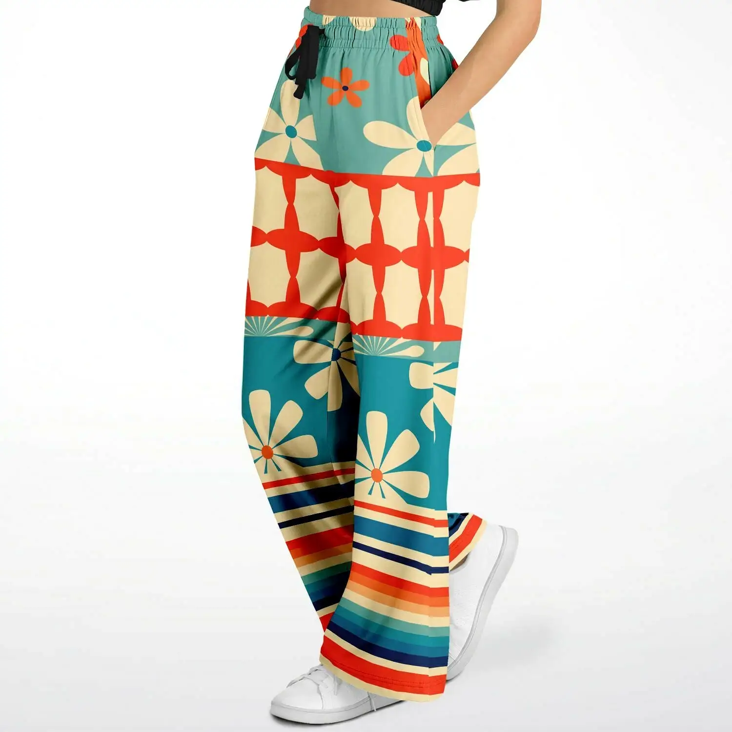 Ima Wallflower Eco-Poly Stretchy Phat Bellbottoms