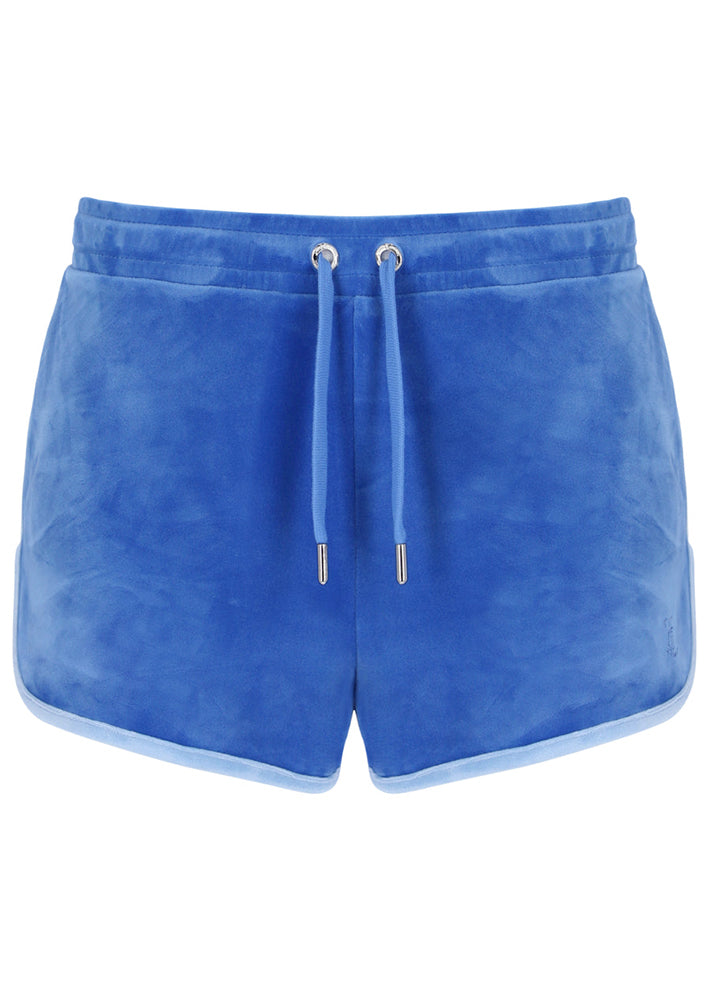 Juicy Couture Stevie Contrast Diamante Shorts - Ultramarine