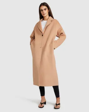 Ksubi Kamille Coat Latte Tan